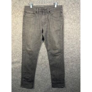 Levis 511 Slim Fit Grey Denim Jeans Mens W34 L34 S40196